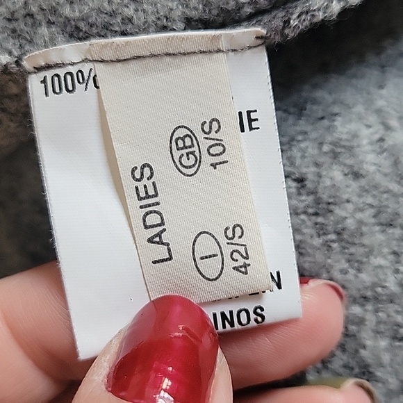 Fabiana Filippi Lana Wool Gray Blazer Size S - Picture 7 of 9